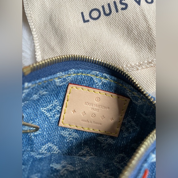 Louis Vuitton Denim remix Key holder with Pouch New Full set - Picture 6 of 12